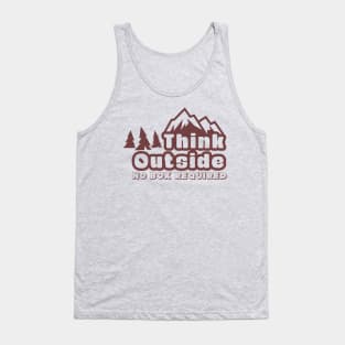 Think Outside No Box Required Tank Top